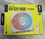 New Corsair Icue Link RX120 Rgb 120MM Fan White Expansion Single Pack. Fixed Price $42.70.