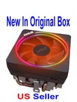 Original Amd Wraith Prism Argb Stock Copper Cpu Cooler Socket AM4 AM5. Fixed Price $23.50.