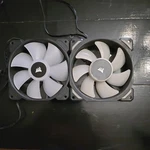 Corsair Case Fan Black & White Plastic 12V 31-006459 RWF0061 CO-9050075-WW. Fixed Price $15.00.