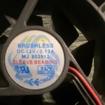May Jie Precision Mj 802512 12V 0.13A Brushless Sleeve Bearing Square Dc Fan. Fixed Price $12.00.
