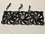 Be Quiet! Pure Wings 2 140MM 3-PIN Case Fans X3 Lot Black. Fixed Price $20.99.