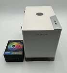 Inwin A1 Prime White Mini-itx Tower Computer Case W/ 3X Rgb Fans. Fixed Price $199.99.
