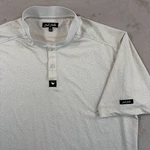 Bad Birdie Performance Golf Blade Collar Polo Shirt Men Large Onyx Geometric New. Fixed Price $44.15.