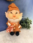 Rare Large Orange Pixie Japan Hard To Find Vintge Christmas. Fixed Price $30.00.