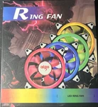Brand New Aigo Blue Led Ring Fan, Model Cp-fan-ainbl, 120MM. Fixed Price $12.00.