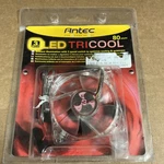 Antec Tricool Red Led 3-SPEED Computer Case Cooling Fan 80MM. Fixed Price $13.43.