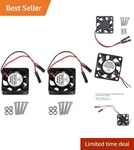 2 Pack Silent 3007 Cooling Fans For Raspberry Pi & Robotics Projects - 5V Dc. Fixed Price $9.89.