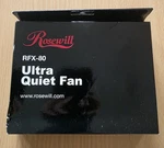 Rosewill RFX-80 Ultra Quiet Case Fan 80MM 3000RPM Controller Bracket. Fixed Price $24.95.