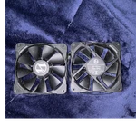 2X 120MM Lian 12V 0.21A 1300RPM 3-PIN Ball Bearing Case Fans. Fixed Price $25.00.