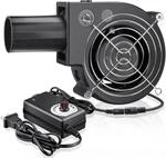 97MM X 33MM Bbq Blower Fan 12V With 120V 240V Ac Plug Variable Speed Controlle. Fixed Price $30.00.