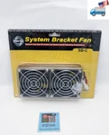New Evercool System Bracket Dual 80MM 12V Ball Bearing 4-PIN Cooler Fan Sb-c. Fixed Price $29.00.
