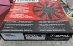11" 24V 860 Cfm Thermo Puller Fan Spal VA11-BP12/C-57A, 30100455, Italy New. Fixed Price $69.50.