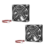 2-PACK 80MM X 25MM Dc 12 Volt Fans 2-PIN Brushless Replacement Cooling. Fixed Price $22.02.