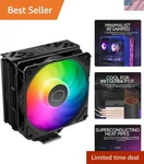 Sleek Hyper 212 Pro Air Cooler: 4 Copper Heat Pipes & Pwm Fan For I7/R9. Fixed Price $75.99.