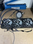 Gigabyte Aorus Liquid Cooler 360 Circular Lcd Display Triple 120MM Argb Fans. Fixed Price $89.00.