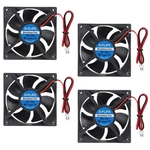 4PCS 8025 Cooling Fan 80X80X25MM Dc 12V Brushless XH2.54 2PIN For Diy Comp.... Fixed Price $18.42.