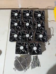 *11 Units* Nidec Ultra Flo Antminer Cooling Fan W12E12BS11B5-57, Gaurds & Screws. Fixed Price $129.99.