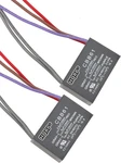 Hqrp 2-PACK Ceiling Fan Capacitor CBB61 4.5UF+5UF+5UF 5-WIRE Ul Listed. Fixed Price $23.95.