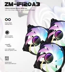 Zalman (ZM-IF120A3) 120MM Pc Cooling Fan Pack + Argb Controller For. Fixed Price $36.26.