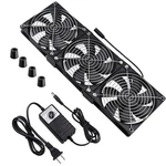 Wathai Dual Ball 3 X 120MM Computer With Ac Plug Dc 12V Big Airflow Fans .... Fixed Price $74.90.