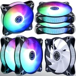 Ds Rgb Fans, 120MM 6 Pack Cooling For White Black Pc Case, Cpu Cool.... Fixed Price $31.47.