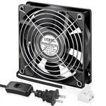 Wderair Small 120MM X 25MM Ec 4 Inch Brushless Cooling Fan With Ac Plug 110V .... Fixed Price $26.99.