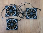 Lot Of 3 Nzxt Aer Rgb 120MM Fans HF-28120-FP. Fixed Price $60.00.