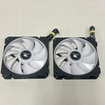 Ibuypower 2X ARC120B ARGB-V5 120MM Case Fans 1500RPM 6-PIN. Fixed Price $25.00.
