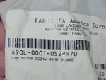 Minebea Motor A90L-0001-0528#70 Fan DC24V 40MM Nmb-mat 1608VL-05W-B59. Fixed Price $58.95.
