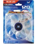 New Kingwin CFBL-012LB Blue Led 120MM Case Fan Silent Descktop Computer. Fixed Price $94.99.