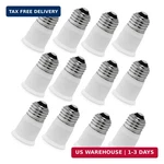 Twdrtdd 12-PACK E26 To Socket Adapter, Extends Bulb Base By 1.5 Inches, Whit. Fixed Price $17.99.