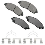 Akebono - ACT1280 Proact Ultra Bps , Grey. Fixed Price $129.88.