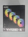 Sama YH120-4 White 120MM Argb Pc Case Fans 4-PACK 5V 3-PIN Low Noise. Fixed Price $29.99.
