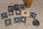 Bulk Pc Cooling Lot - Vantec Tornado 92MM + Intel Stock Coolers & Retro.... Fixed Price $30.00.
