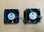 2PCS Delta 12V, 51 Cfm High Flow Brushless Ball Bearing Cooling Fan 60X60X25MM. Fixed Price $18.00.