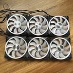 6 Corsair QL120 Rgb 120MM Gaming Fans. Fixed Price $99.99.