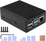 Geekworm For Raspberry Aluminum Case, Heavy-duty Case-black Free. Fixed Price $14.60.
