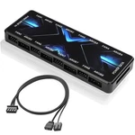 Meiriyfa Argb Pwm Controller Hub 12V 4PIN & 5V 3PIN With Sata Power.... Fixed Price $22.96.
