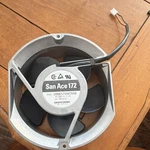 Sanyo Denki Ace 172 Axial Fan 109E5724C508 24V 2.3A Round Aluminum Plastic. Fixed Price $23.95.