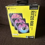 Corsair Icue Link RX120 Rgb Starter Kit (black) - Factory Sealed. Fixed Price $94.99.