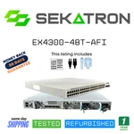 Juniper EX4300-48T-AFI Networks Switch 48-PORT Gigabit (airflow In). Fixed Price $179.00.