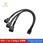 4 Pin 1 To 3 Way Pwm Case Pc Fan Splitter Cable Hub Power Adapter. Fixed Price $5.10.