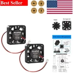 Efficient 12V Dc Brushless Cooling Fans 2-PACK 6800 Rpm Low Noise Design. Fixed Price $17.27.
