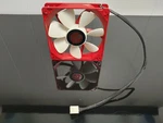 Raijintek 120MM Heastsink/case Fan A12025MMAB. Fixed Price $19.00.