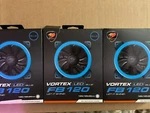Cougar Vortex FB120 Blue Led Hydraulic Bearing Vdc - 3FANS. Fixed Price $20.00.