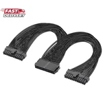 Gelrhonr Psu Power Supply 24-PIN Atx Motherboard Splitter CABLE,24PIN(20+4) For. Fixed Price $14.46.