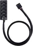 Zlksker 4 Pin Pwm Fan Hub, Pc Internal Power Supply Extension Cable (13-INCH. Fixed Price $10.46.