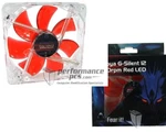 Phobya G-silent 1500RPM Red Led Fan 120X120X25MM 78216 4049469077617. Fixed Price $8.99.