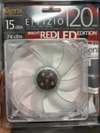 New EFX-12-15R 120X25MM 15DBA 74CFM Red Led Fan Silenx. Fixed Price $13.00.