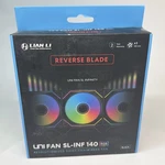 Lian Uni Fan Infinity 140 Reverse Blade Single Pack Black 14RSLIN1B. Fixed Price $34.99.